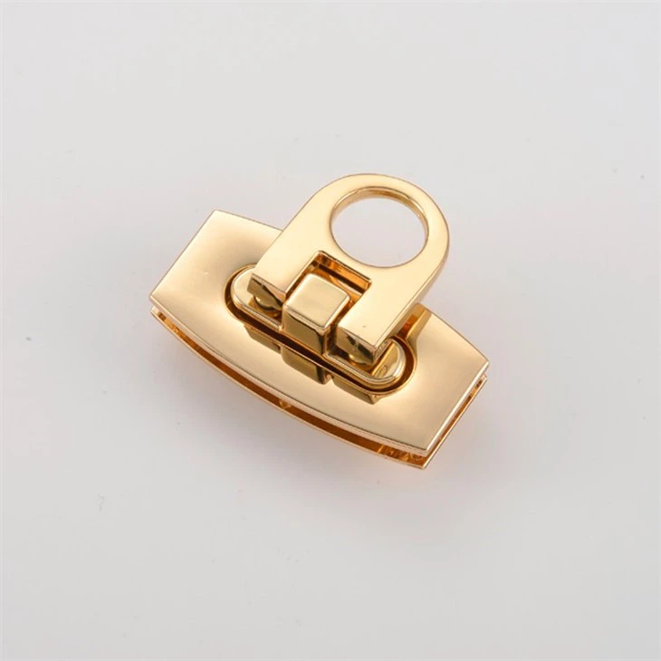 High-end Custom Bag Lock Metal Swivel Closure Accessories Anti Theft Flip Lock Pin